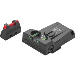 Fusion Firearms LPA Fiber Optic Sight Set — Beretta 92 / 96 / 98 / M9A1 (All-Fiber)
