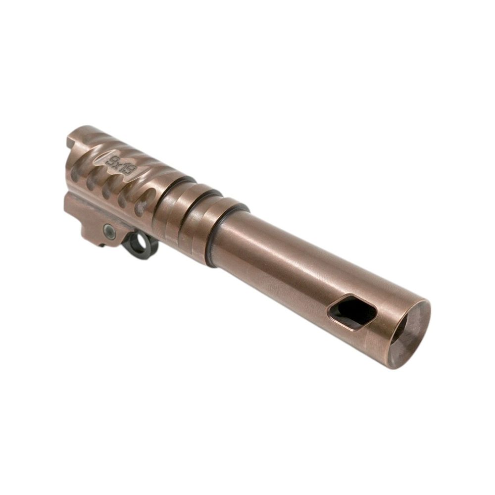 Fusion Firearms XP Pro 4″ 1911 Fluted Barrel – 9MM – Clark/Para Ramped – Ported (Bronze)
