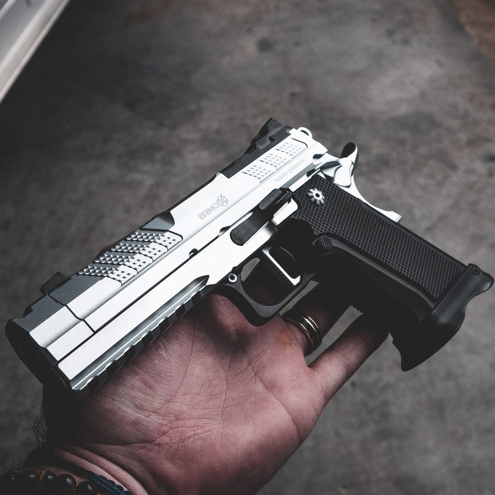 Fusion Firearms XP COMP & Ported Pistol – 9MM – Chrome (Custom Shop Edition)