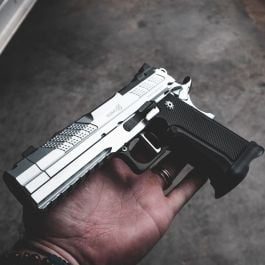 Fusion Firearms XP COMP & Ported Pistol – 9MM – Chrome (Custom Shop Edition)