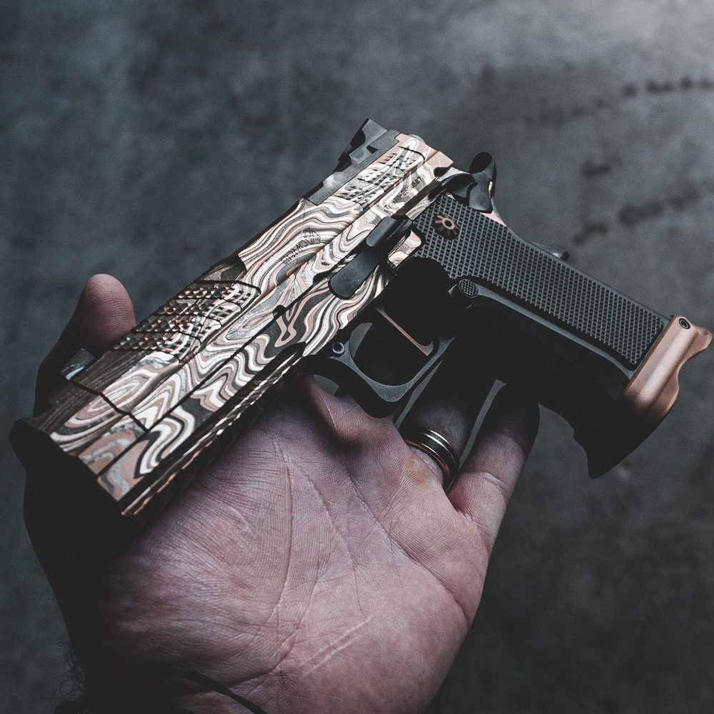 Fusion Firearms XP COMP – 9MM – BRONZE “DAMASCUS” CUSTOM SHOP EDITION
