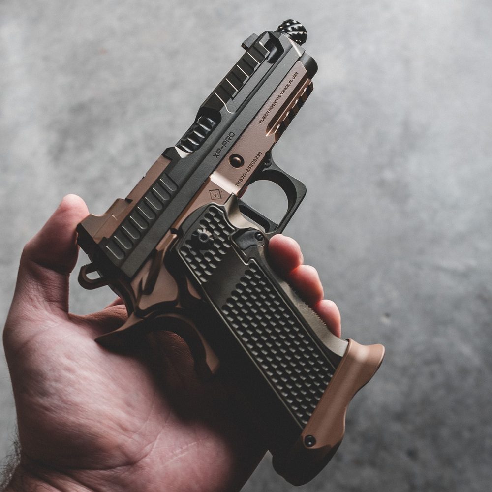 Fusion Firearms XP PRO – 9MM – OD Green & Tan Threaded Custom Shop Edition (MADE TO ORDER)