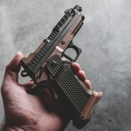 Fusion Firearms XP PRO – 9MM – OD Green & Tan Threaded Custom Shop Edition (MADE TO ORDER)