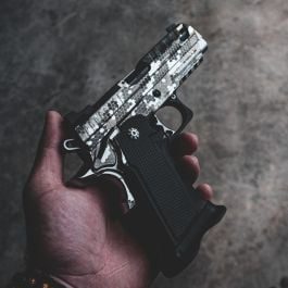 Fusion Firearms XP PRO – 9MM – Chrome “Hive” Custom Shop Edition (Made To Order)