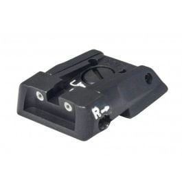 Fusion Firearms LPA OEM (.472) Tanfoglio EAA Witness RIA, S&W, Rear Adjustable Sight – Tritium