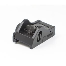 Fusion Firearms Adjustable Rear Shotgun Sight for Weaver &/or Picatinny Rail – 2mm Hole Ghost Ring