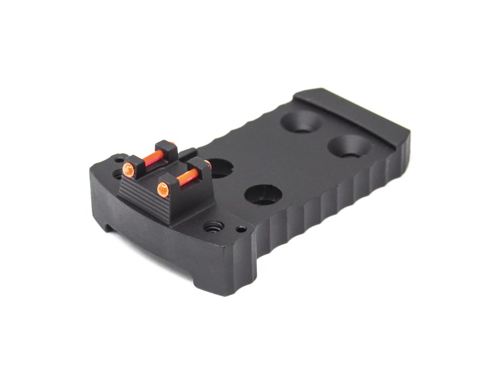 1911 Red Dot Base Plate (Holosun / Fusion) – Light-weight Aluminum – Black
