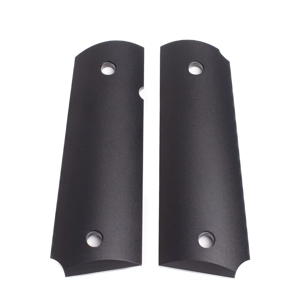 Fusion Firearms Premium Black Aluminum Full-Size 1911 Grips – CNC Machined
