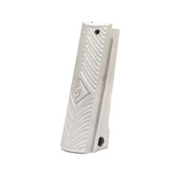 1911 Alloy Mainspring Housing – Government, Fusion Chevron, Silver