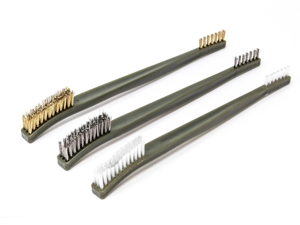 Fusion Firearms 3-Pack Dual-Tipped Cleaning Brushes for Gunsmithing Applications