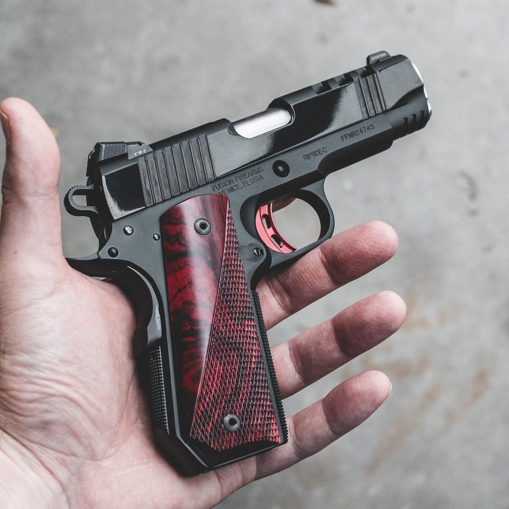 Fusion Firearms 1911 Pistol – (4.25″) – Riptide-C Obsidian – 45 ACP