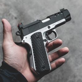 Fusion Firearms 1911 Pistol – “Shadow Chrome” Carry Riptide-C 9MM