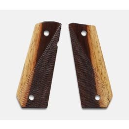 Fusion Firearms 1911 Full Size Grips, 2-Tone Cocobolo, Ranger Cut, Carry Cut, Thin