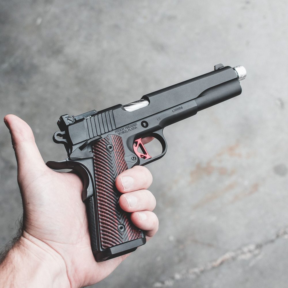 Fusion Firearms 1911 Pistol 6″ – Crimson Shadow Longslide – 10MM