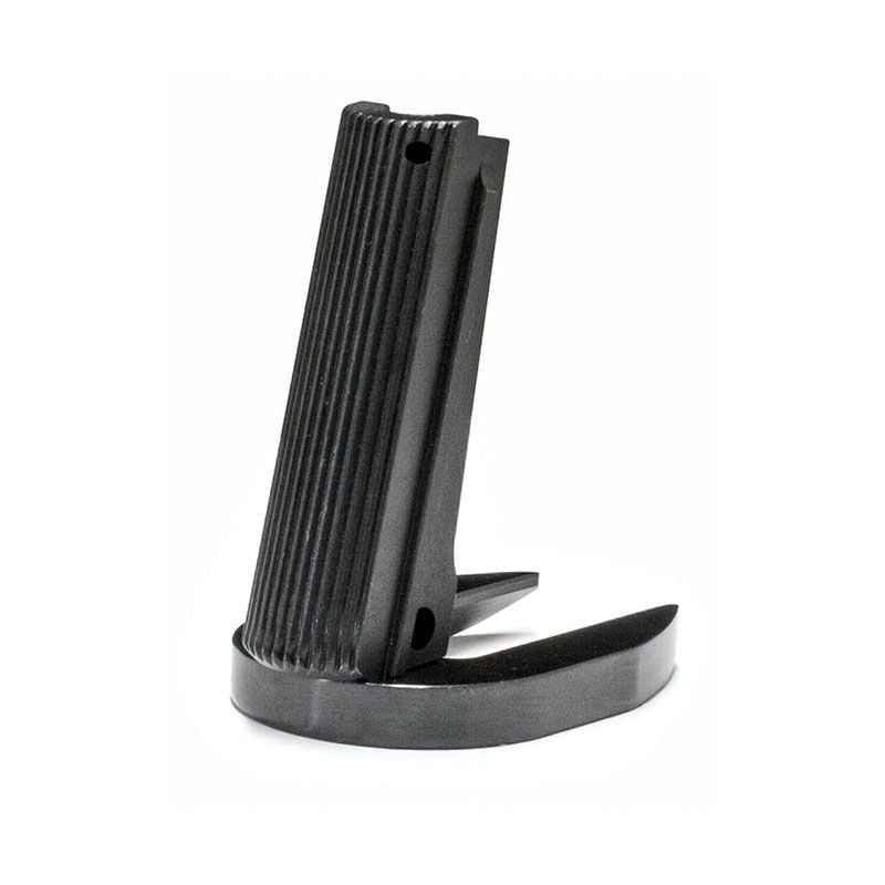 Fusion Firearms 1911 Mainspring Housing + Mag-Well – Government, Serrated, Black