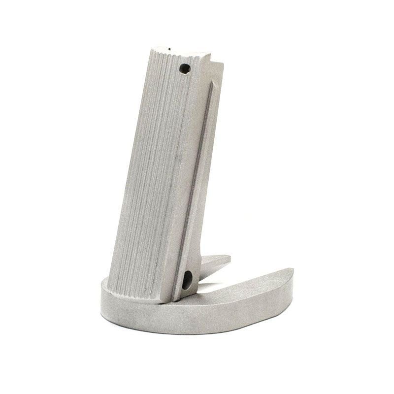Fusion Firearms 1911 Alloy Mainspring Housing + Mag-Well – Government, Serrated, Silver