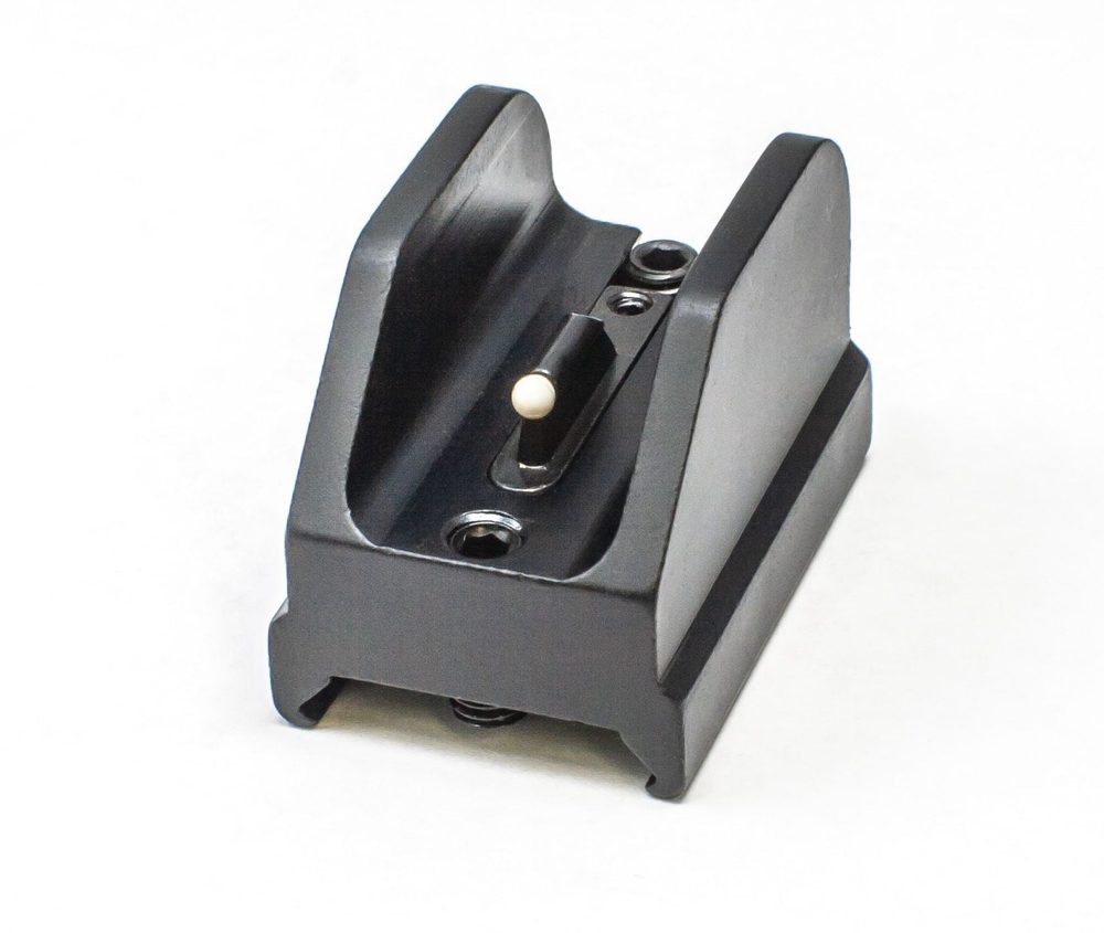 Fusion Firearms Adjustable Tactical Front Shotgun Sight – Vertical Screw Retention – White Dot