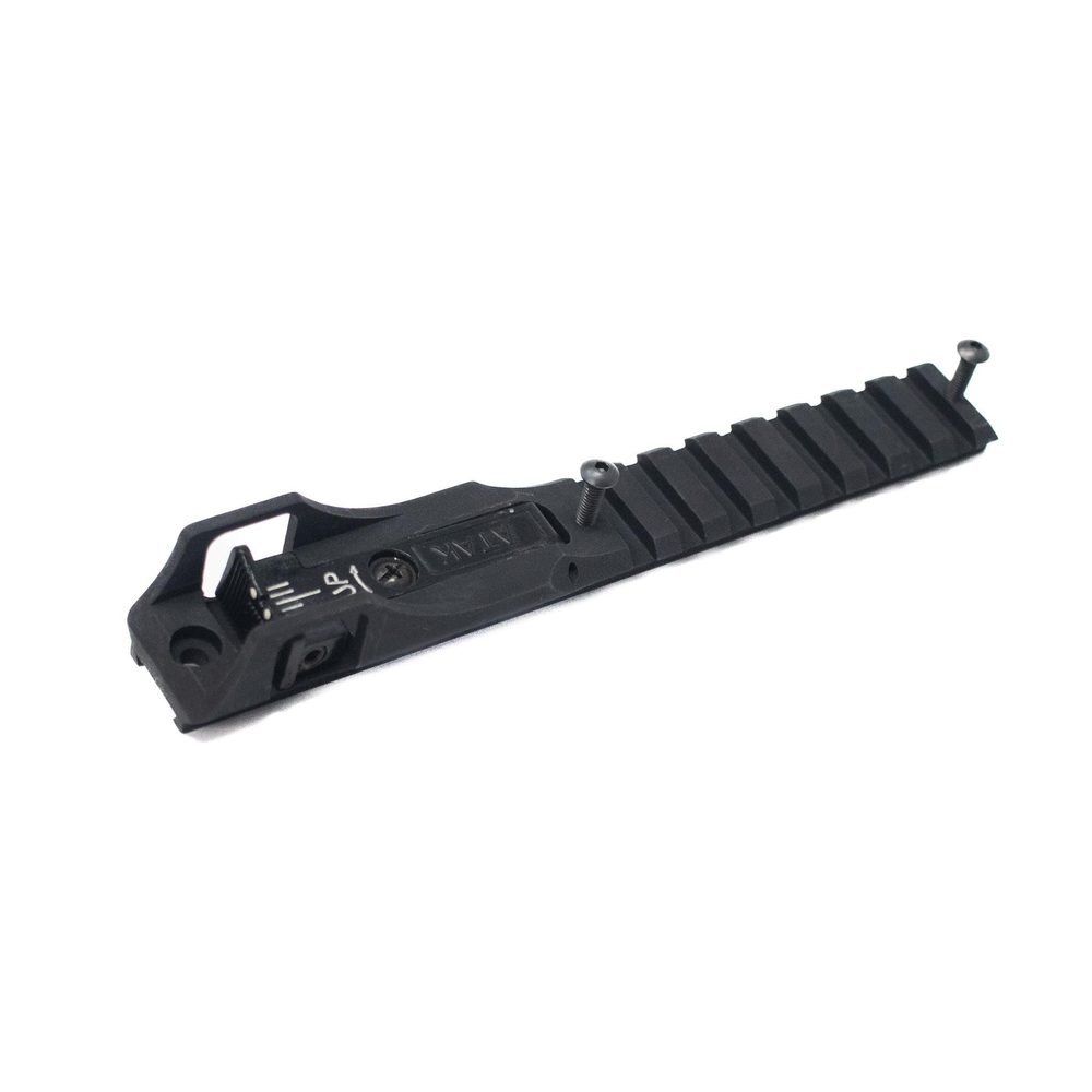 Fusion Firearms White Dot Adjustable Sight Assembly (W/ Picatinny Rail) (Long-gun/ Shotgun)
