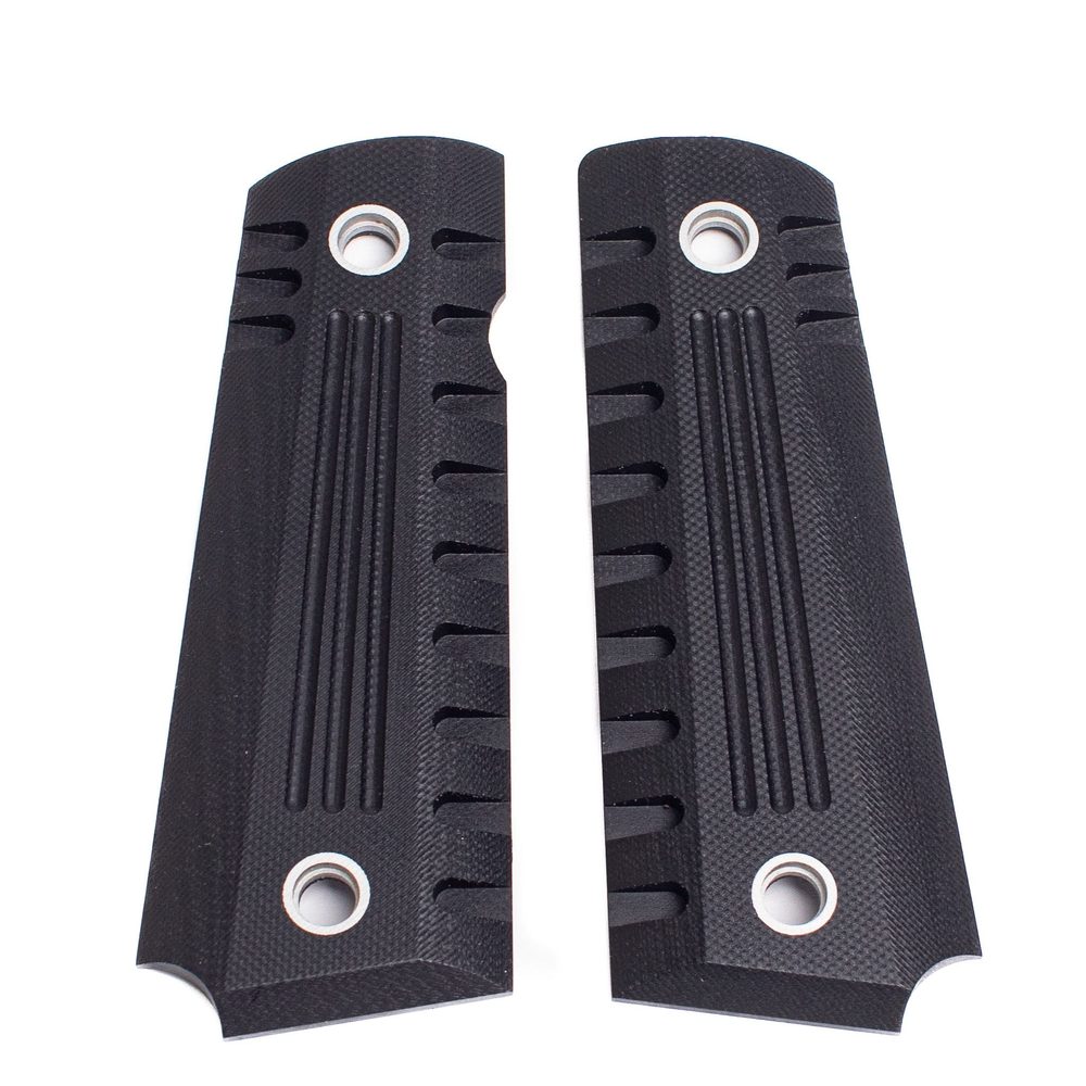 Fusion Firearms 1911 Grips – Slotted Operator – G10 Aluminum Bushings