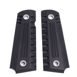 Fusion Firearms 1911 Grips – Slotted Operator – G10 Aluminum Bushings