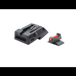 Fusion Firearms 1911 Standard Dovetail – Black Target Adjustable Sight Set Contour Front Sight