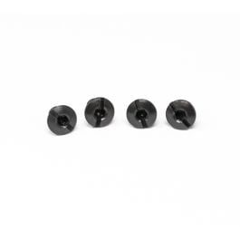 Fusion Firearms 1911 Grip Screws – Slex, Black, Thin (4)