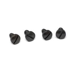 Fusion Firearms 1911 Grip Screws – Slot, Black (4)
