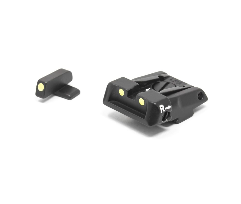 Fusion Firearms LPA Fully Adjustable Luminova Front Sig Sauer P220, P225, P226, P228, P229, P320 Sight Set