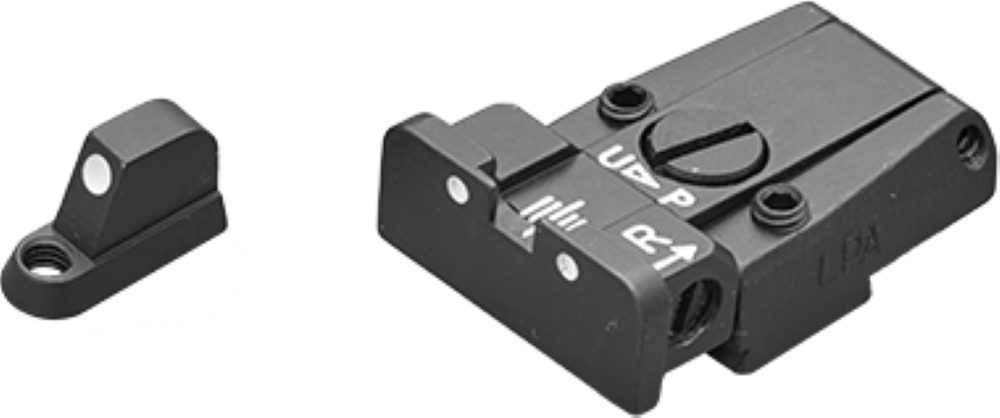 Fusion Firearms LPA White Dot Sight Set for CZ 75 SP01, 75B, 85 – Low-Profile