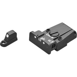 Fusion Firearms LPA White Dot Sight Set for CZ 75 SP01, 75B, 85 – Low-Profile