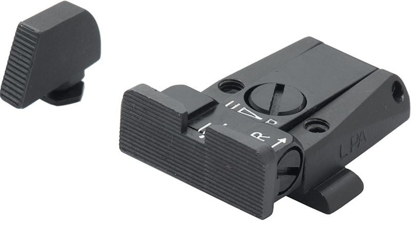 Fusion Firearms Glock 17 – 43 – Black Target Adjustable Sight Set