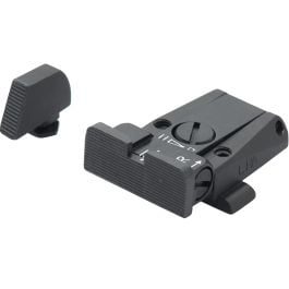 Fusion Firearms Glock 17 – 43 – Black Target Adjustable Sight Set