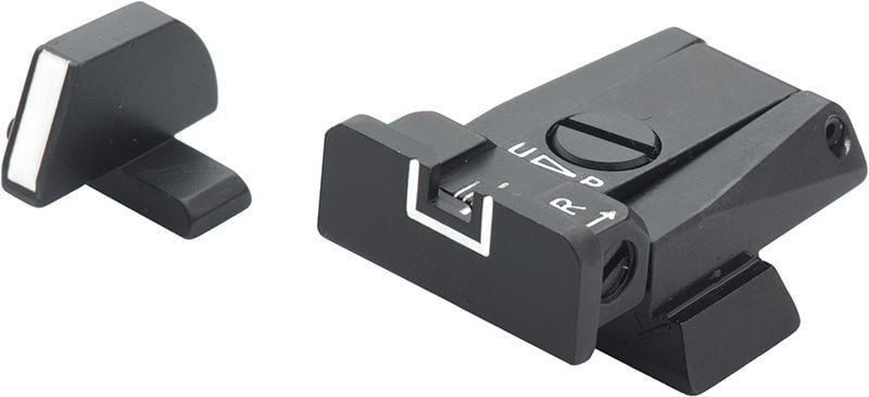 Fusion Firearms H&K 40 USP – White Outline Adjustable Sight Set