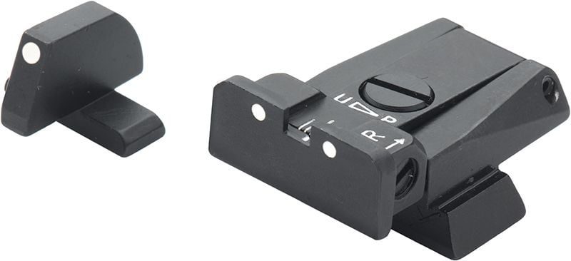Fusion Firearms H&K 40 USP – White Dot Adjustable Sight Set
