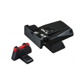 Fusion Firearms H&K 40 USP – Black Target with Fiber Front Adjustable Sight Set