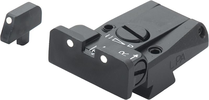 Fusion Firearms Browning High Power Vigilante – White Dot Adjustable Sight Set