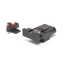 Fusion Firearms Browning High Power with Front Dovetail – Black Target with Fiber Adj Sight Set