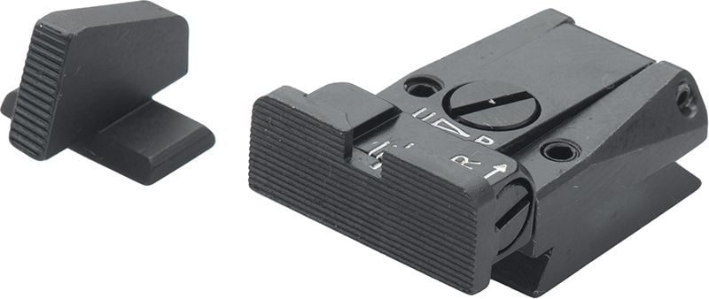 Fusion Firearms H&K P7 – Black Target Adjustable Sight Set