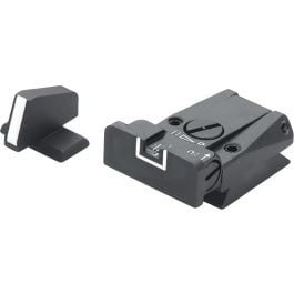 Fusion Firearms H&K P7 – White Outline Adjustable Sight Set