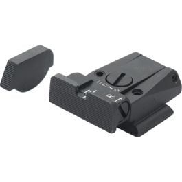 Fusion Firearms Ruger – P85-P89 – Black Target Adjustable Sight Set