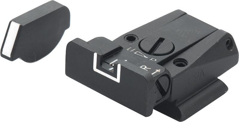 Fusion Firearms Ruger – P85-P89 – White Outline Adjustable Sight Set
