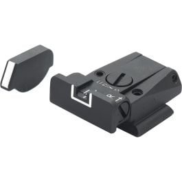 Fusion Firearms Ruger – P85-P89 – White Outline Adjustable Sight Set