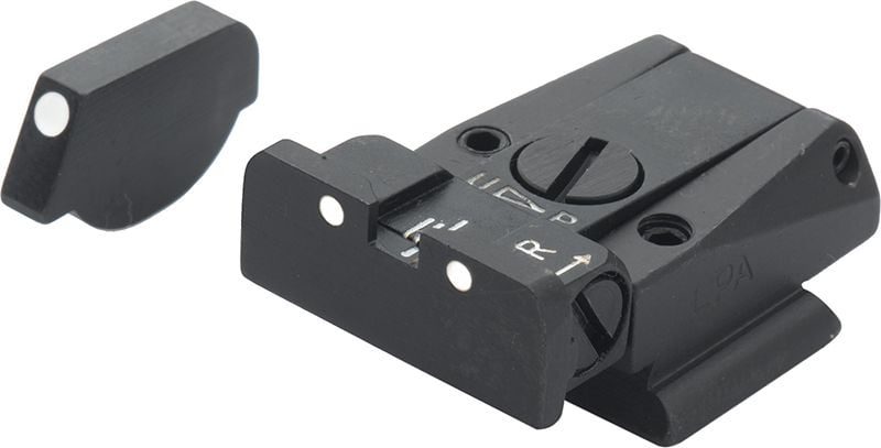 Fusion Firearms Ruger – P85-P89 – White Dot Adjustable Sight Set