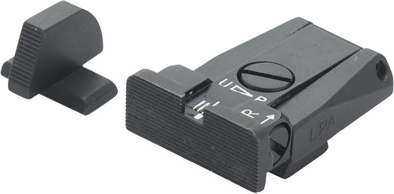 Fusion Firearms Beretta 8000 Cougar, 92A1, 98A1, M9A3, 90TWO Black Target Adjustable Sight Set