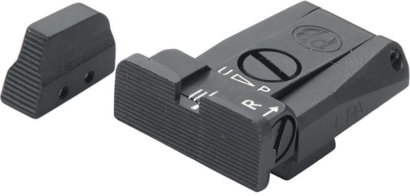 Fusion Firearms Beretta 92, 96, 98, M9 – Black Target Adjustable Sight Set