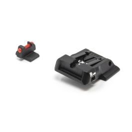 Fusion Firearms S&W – M&P – Black Target with Fiber Front Adjustable Sight Set