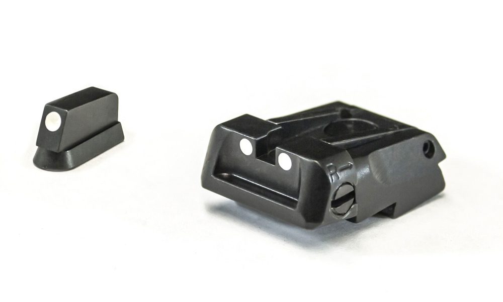 Fusion Firearms CZ Shadow – White Dot Adjustable Sight Set