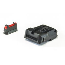 Fusion Firearms CZ Shadow – Black Target Adjustable Sight Set Fiber Optic Front