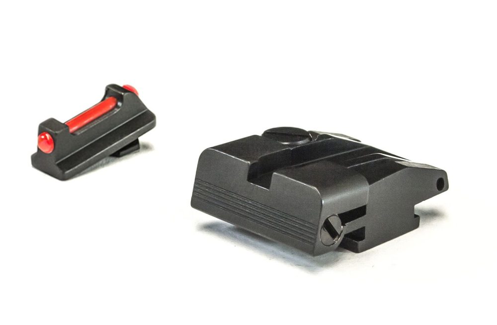 Fusion Firearms Walther – PPQ, P99, PPQM2 – Black Target with Fiber Front Adjustable Sight Set