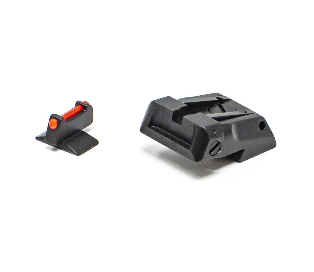 Fusion Firearms LPA Fully Adjustable Sig Sauer Sight Set – Black With Fiber Front – P220 – P320